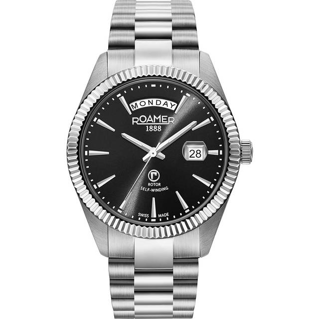 Roamer 981662 41 55 90 Primeline Daydate Bracelet Watch - W60146