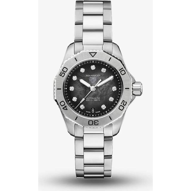 TAG HEUER Aquaracer Professional 200 AUTO Diamond 30MM Women's Watch WBP2410.BA0622 - Black - 30 mm