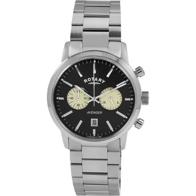 Rotary Watch Avenger Chronograph Mens - Black