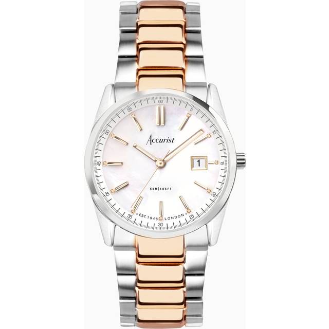 Accurist Ladies' Everyday 30mm Dial Two Tone Stainless Steel Watch