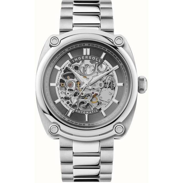 Ingersoll 1892 The Michigan Automatic I13304 - Herr - 45 mm - Analogt - Automatiskt - Mineralglas - Silver (24 mm)