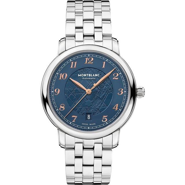 Montblanc Watch Star Legacy Automatic Date Limited Edition Bracelet - Blue