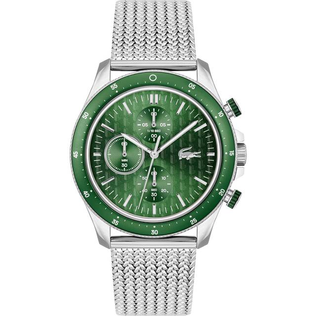Lacoste Mens Tiebreaker Chronograph Watch - Silver