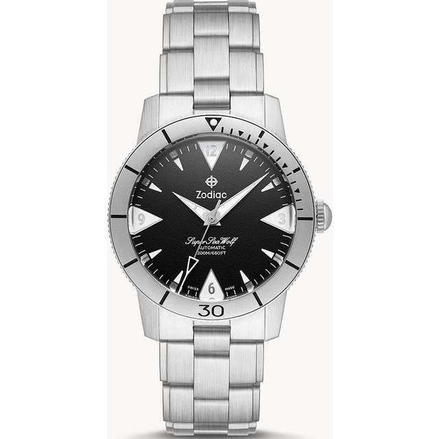 Zodiac Watch Super Sea Wolf 53 Skin Automatic - Black