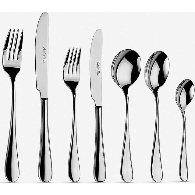 Signature 'Camelot' Stainless Steel 124 Piece 12 Person Canteen Cutlery Set - Grey - One Size