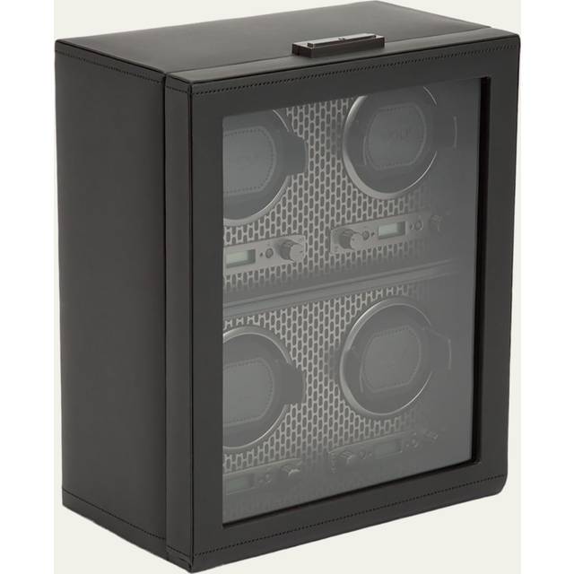 WOLF Axis Vegan Leather 4 Module Watch Winder