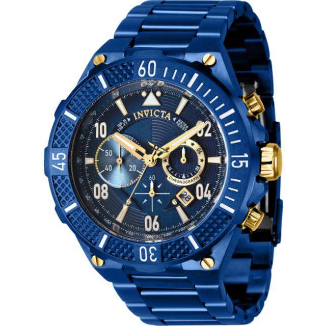 Invicta IN-40512 Mens Aviator Watch - Blue