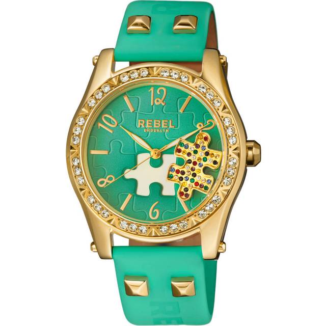 Rebel Gravesend Teal Dial Leather Watch Teal One Size