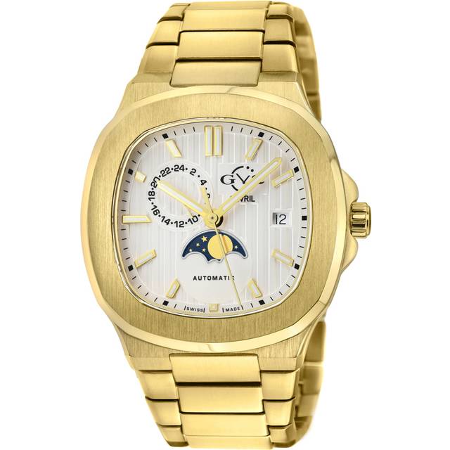 Potente Moon Phase 18402B Swiss Automatic Sellita SW285-1A Watch - Metallics - One Size
