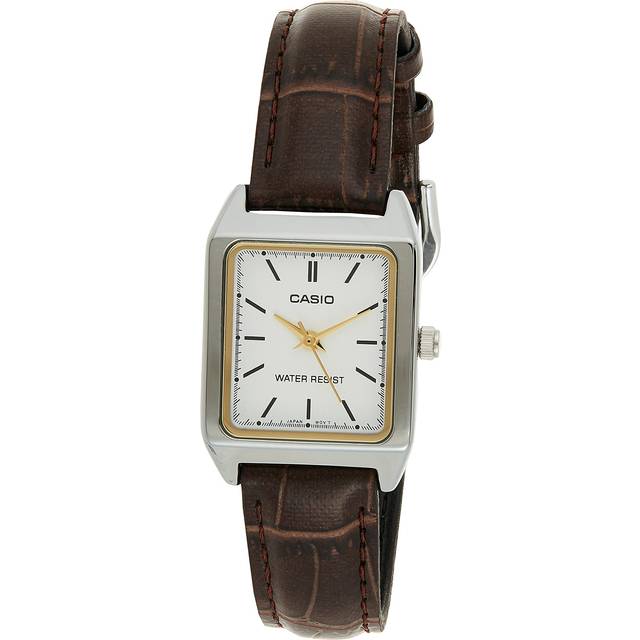 Casio Standard Analog Leather Strap White Dial Quartz LTP-V007L-7E2 Women's Watch