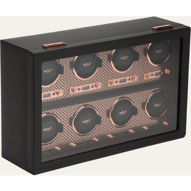 WOLF Axis Vegan Leather 8 Module Watch Winder