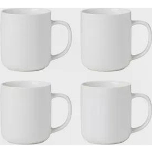 Oneida 895950 24 Seven White Mugs  Back To College  Dorm Essentials  White  Set Of 4