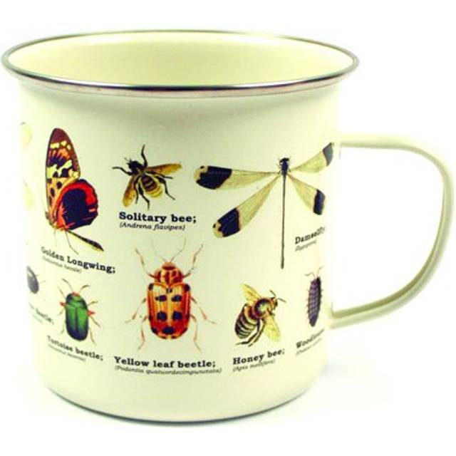 Gift Republic Enamel Mug Butterflies - Krus
