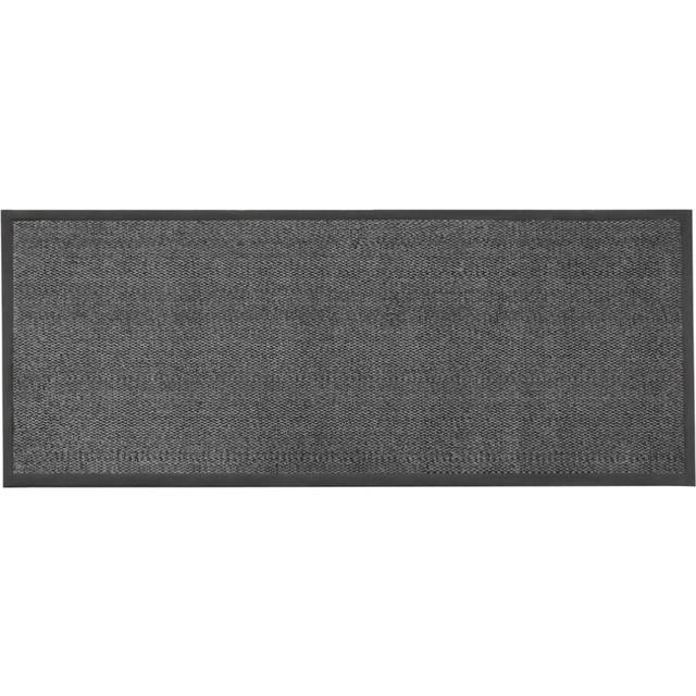 Heavy Duty Barrier Door Mat, 60x150cm, Grey/Black - Dark Grey - 60cm x 150cm