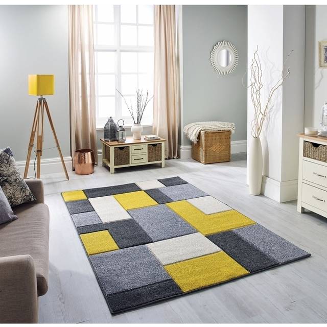 Melrose Portland 8425 I Rug - Yellow - 160x230cm