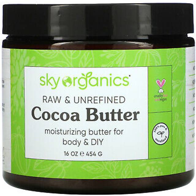 Sky Organics, Raw & Unrefined Cocoa Butter, 16 oz (454 g)