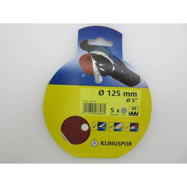 KLINGSPOR Sliprondell PS22K 8 hål