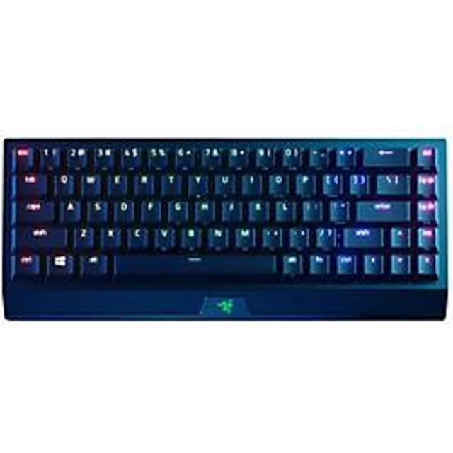 Razer BlackWidow V3 Mini HyperSpeed (Yellow Switch) – Trådlöst 65% mekaniskt speltangentbord (ljudlösa mekaniska brytare, Bluetooth, USB-C) QWERTZ DE-layout | svart