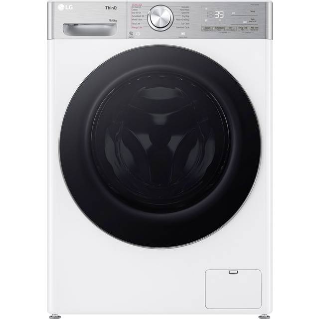 LG FWY916WBTN1 Freestanding Washer Dryer, 11kg/6kg Load, 1400rpm Spin, White