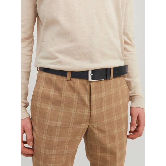 Jack & Jones læder bælte i sort til herre