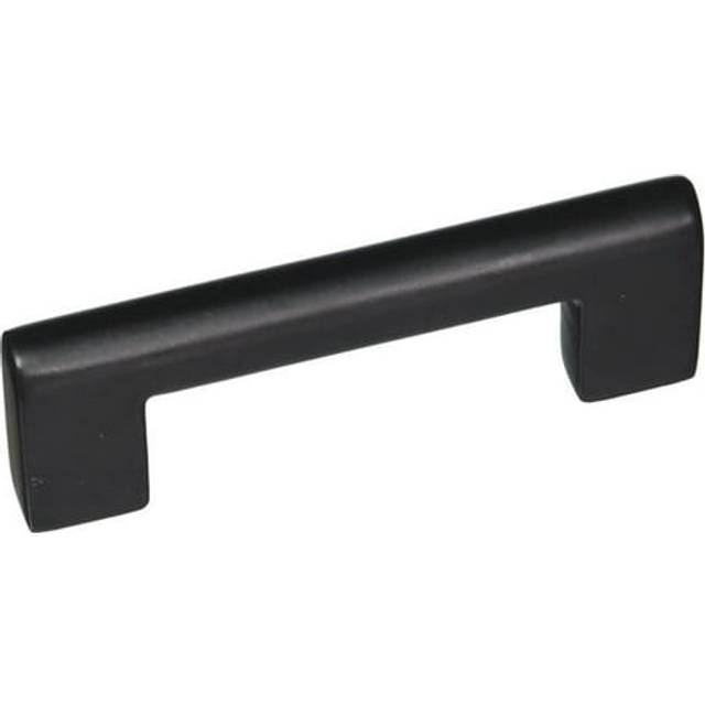 Emtek 86161US19 3 in. Center to Center Trail Cabinet Pull, Flat Black