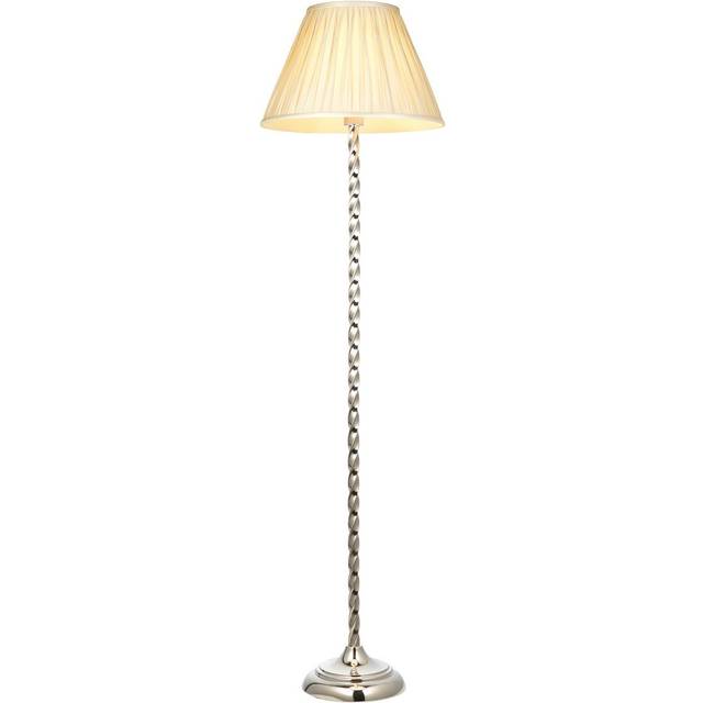 Endon 100375 Suki And Chatsworth 1 Light Floor Lamp Bright Nickel Plat