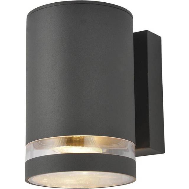 Litecraft Helo Outdoor Wall Light Up or Down Garden IP44 - Dark Grey