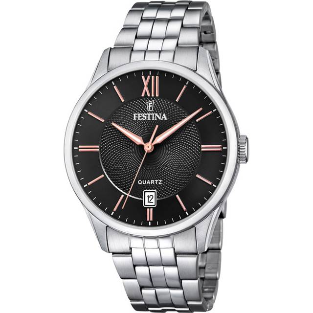 Festina Analog kvarts klocka för män med rostfritt stål armband F20425/6