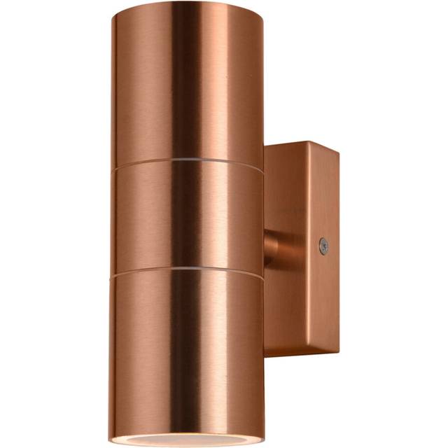 (Copper, Single) Litecraft Kenn Wall Light Outdoor Up & Down