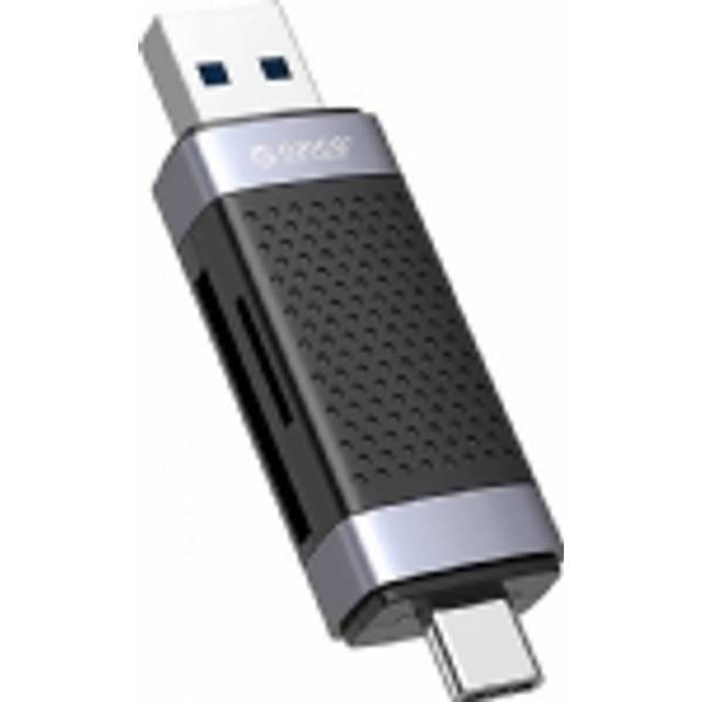 Orico CD2D-AC2-BK-EP TF/SD memory card reader, USB + USB-C (black)