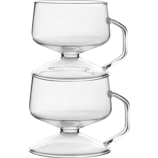 Muurla Olo glass for warm drinks 30 cl 2-pack clear