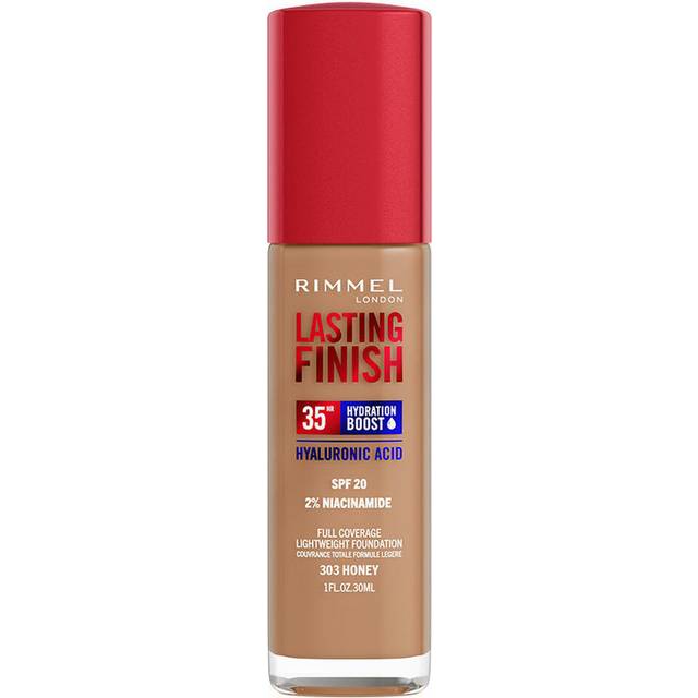 Rimmel Lasting Finish 35H Hydration Boost Återfuktande foundation SPF 20 Skugga 303 Honey 30 ml