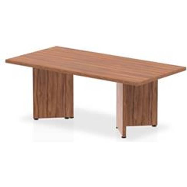 Impulse 1200mm Coffee Table Walnut Top Arrowhead Leg