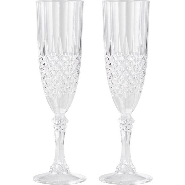 DAY Plast 25 2 Champagneglas 25cl 2stk