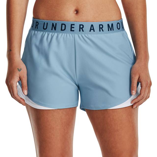 Under Armour Play Up-shorts för kvinnor, 3,0, lösa gymshorts för kvinnor, med smickrande böjd fåll, svettabsorberande löparshorts