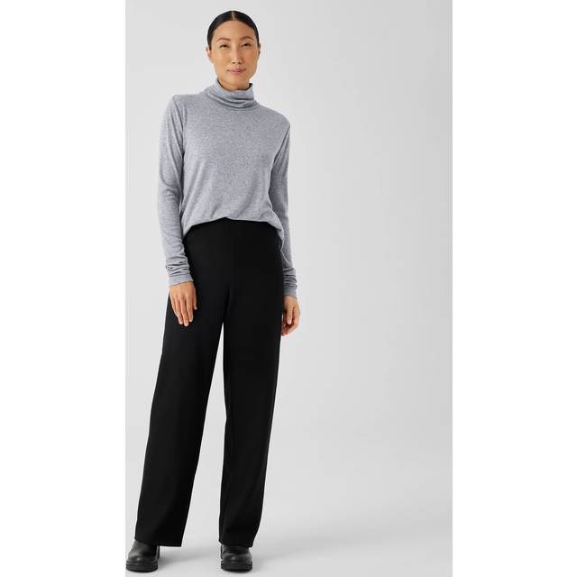 EILEEN FISHER Straight Wool Pant