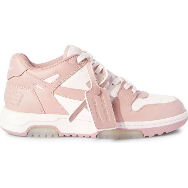 Off-White White & Pink Out Of Office Calf Leather Sneakers - White Pink - IT 40