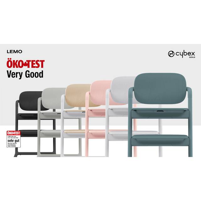 Cybex Lemo 4-in-1 Matstol Inkl. Babysitter, Babyset Och Bricka (Sand White)