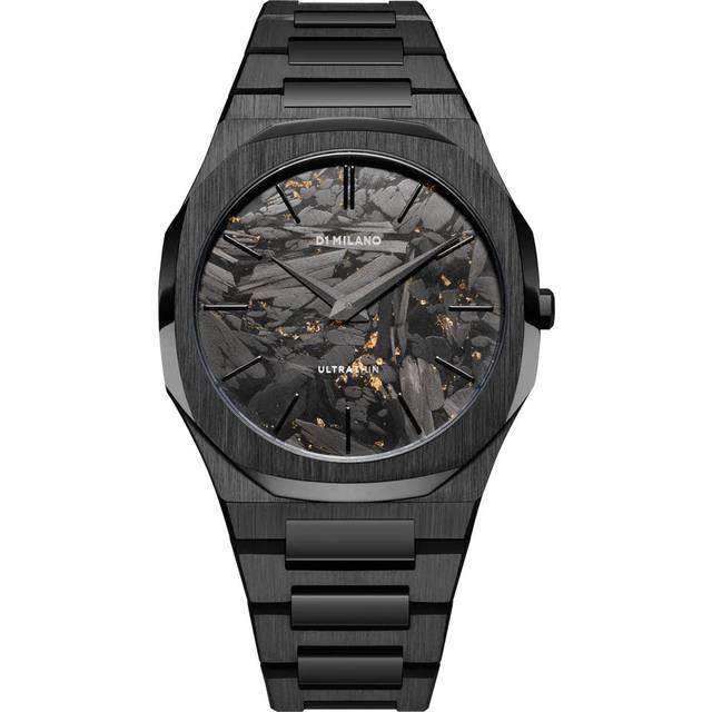 D1 Milano Ultra Thin DLC Watch