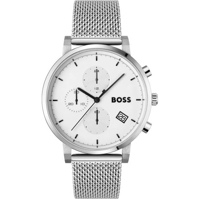 Boss silver mens chronograph watch integrity 1513933