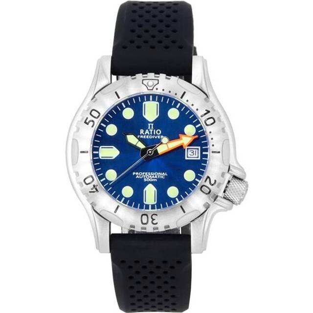 Ratio FreeDiver Professional Sapphire Blue Sunray Dial Automatic RTF019 500M Men&#39;s Watch