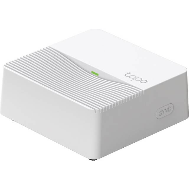 TP-Link Tapo H200 Smart IoT Hub, upp till 64 switchar och sensorer eller knappar + 4 batterikameror eller dörrklockor, inte kompatibel med Tapo kameramodeller med strömkabel, Kasa termostat KE100