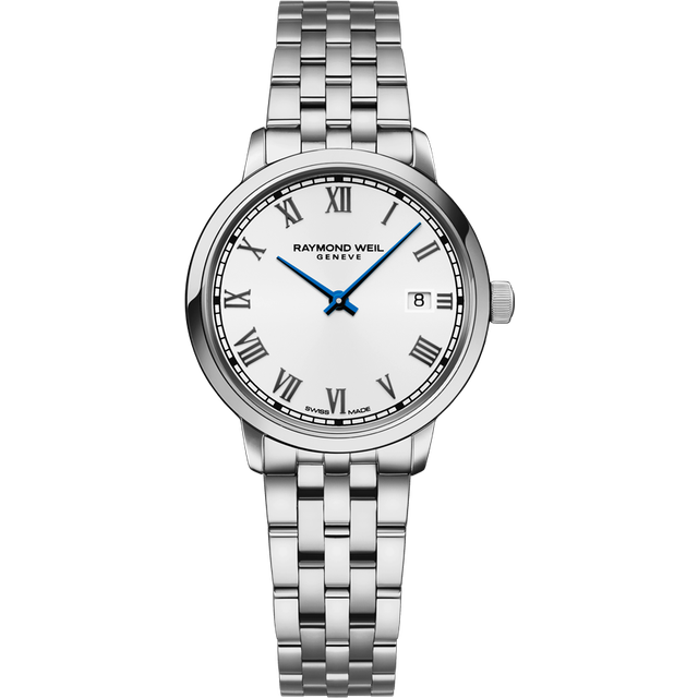 Raymond Weil Women's Toccata 29 Date Bracelet Strap Watch, Silver