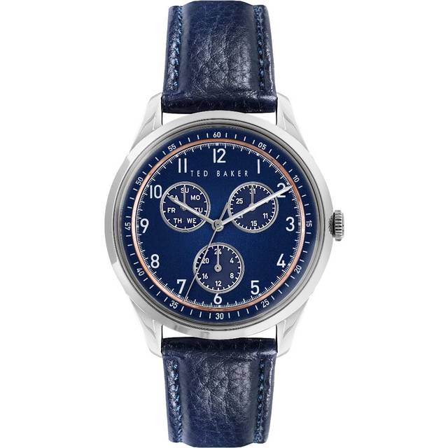 Ted Baker | Daquir Multi | Blue Dial | Blue Leather Strap | BKPDQS107