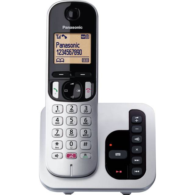 Panasonic KXTGC260ES Cordless Phone & Answer Machine Single