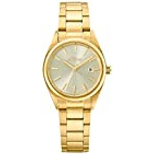 s.Oliver armbandsur dam quartz klocka analog, med armband i rostfritt stål, guld, 3 bar vattentät, kommer i klockor presentförpackning, 2033532