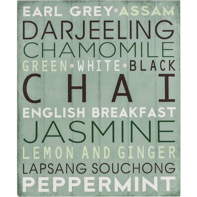 Chai Wall Plaque, MDF - Multi-coloured
