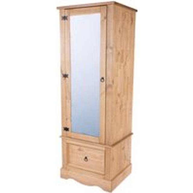 Corona Armoire With Mirrored Door