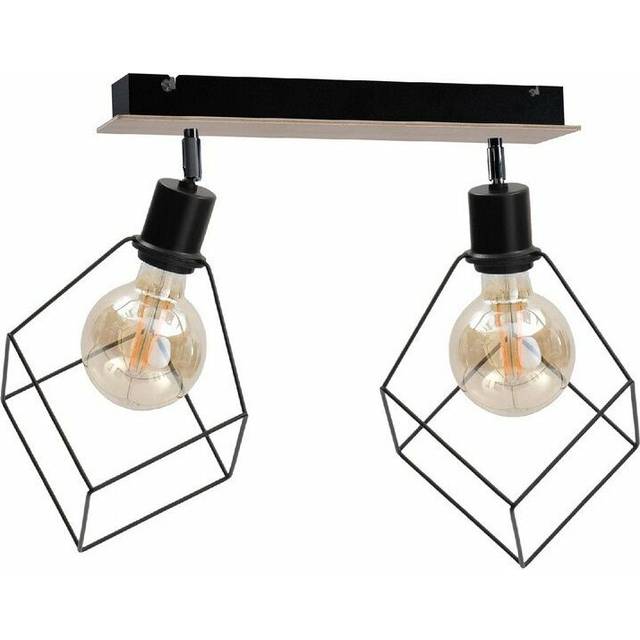 Keter Ruben Twin Ceiling Spotlight Wood, 55cm, 2x E27