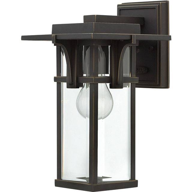 Outdoor IP44 Wall Light Oil Rubbed Bronze LED E27 100W d01364